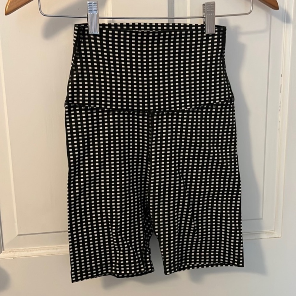 LNA bike shorts checkered
